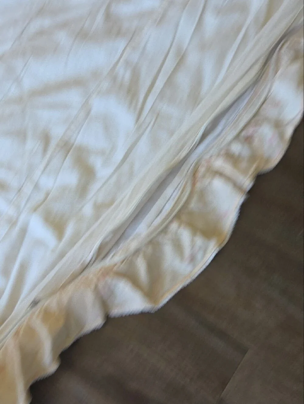 Vintage Classic Patchwork Pink and Cream Quilt Duvet Cover 86 × 78